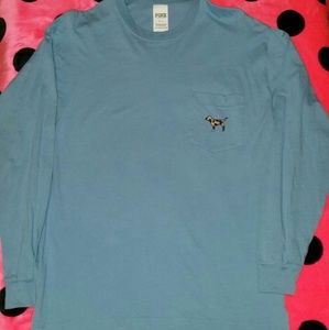 Victoria's Secret PINK Campus Long Sleeve Tee